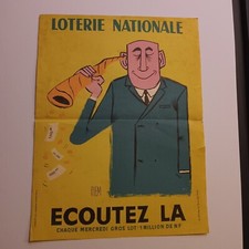 Jolie ancienne affiche d'occasion  Coulogne