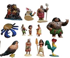 Usado, (12) Lote de bonecos de caranguejo Disney Moana Maui Tamatoa Tui Kakamora Hei Hei Pua comprar usado  Enviando para Brazil