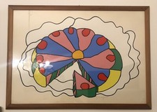 Ugo nespolo litografia usato  Orbassano