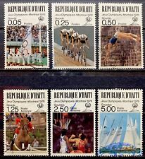 Usado, Haiti 1978. SC# 713-715, C469-C471. Conjunto usado de (6) comprar usado  Enviando para Brazil