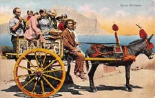 Cartolina sicilia carro usato  Milano