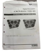 Máquina de bateria digital Yamaha DD-65 YDD-60 esquemas gerais de diagrama de circuito, usado comprar usado  Enviando para Brazil