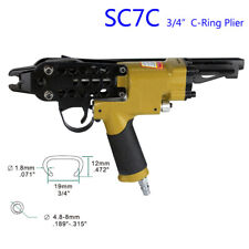 Usado, SC7C pneumático anel de porco pregador anel C alicate sofá colchão gaiola cama pistola de fixação comprar usado  Enviando para Brazil