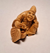 Vintage netsuke carved d'occasion  Expédié en Belgium