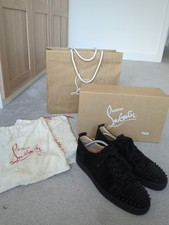 Mens black louboutin for sale  NEWHAVEN