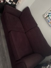Plum sofa for sale  LIVERPOOL