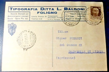 Cartolina commerciale 1933 usato  Campobello di Licata