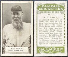 Gallaher famous cricketers for sale  BEACONSFIELD