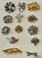 Vintage lot brooches for sale  Carmine