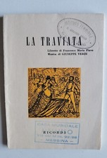 Traviata musica giuseppe usato  Venezia