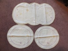 Embroidered doily dresser for sale  Aberdeen