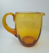Amber glass pitcher for sale  HARWICH