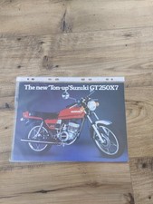 Suzuki gt250x7 poster for sale  CROMER