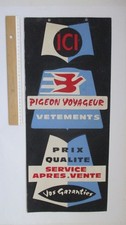 Carton publicitaire vintage d'occasion  Calonne-Ricouart