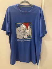 Camiseta Meet Christmas Vintage Anos 90 Ponto Único Azul Natal Baú de Gato 44” comprar usado Camiseta Meet Christmas Vintage Anos 90 Ponto Único Azul Natal Baú de Gato 44” comprar usado  Enviando para Brazil