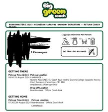 Boardmasters big green for sale  BURY ST. EDMUNDS