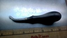 GOMPH Single Edge Creaser ferramenta sapateiro couro sapateiro antigo vintage antigo comprar usado  Enviando para Brazil
