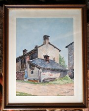 Tableau aquarelle signée d'occasion  Toulon-