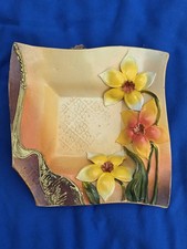 Schale quadratisch blumenrelie gebraucht kaufen  Speyer