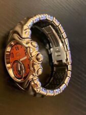 Oakley Judge II relógio de quartzo analógico masculino mostrador laranja tempo duplo prata usado comprar usado  Enviando para Brazil
