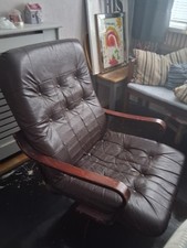 Vintage swivel chair for sale  SWANSEA