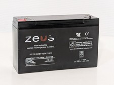 Zeus PC-12-6XBF1 (6V12AH) Bateria Recarregável Selada Não Derramável, 6 Volts, SLA comprar usado Zeus PC-12-6XBF1 (6V12AH) Bateria Recarregável Selada Não Derramável, 6 Volts, SLA comprar usado  Enviando para Brazil