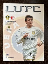Usado, Leeds United v Slavia Praga - Copa UEFA QF 1L - 16 de março de 2000 comprar usado  Enviando para Brazil
