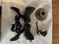 Usado, Shimano SORA R3000 4 peças grupo conjunto dianteiro + traseiro desviador alavanca de freio cassete comprar usado  Enviando para Brazil