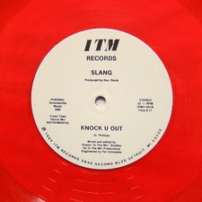 SLANG "Knock U Out" 1985 DETROIT GRAIL BOOGIE FUNK REISSUE 12" RED VINYL comprar usado  Enviando para Brazil