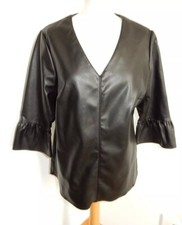 Faux cuir noir d'occasion  Migennes