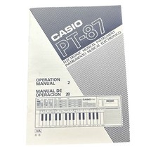 Teclado Casio PT-87 manual do proprietário, PT87, usado comprar usado  Enviando para Brazil