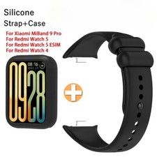 Capa e alça de silicone para Xiaomi MiBand 9 Pro Redmi Watch 5/4 Watch5 ESIM comprar usado  Enviando para Brazil