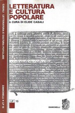 Letteratura cultura popolare. usato  Italia