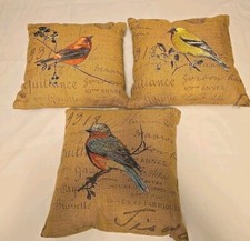 Set burlap bird for sale  Lake Villa