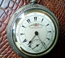 Antike Silber Taschenuhr Osmanisch 1 Weltkrieg Serkisoff Constantinopel Billodes, usado comprar usado  Enviando para Brazil