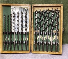 Antigo. IRWIN 13 PC. CONJUNTO DE BROCAS TRADO COM ESTOJO DE MADEIRA E LIVRO, usado comprar usado  Enviando para Brazil