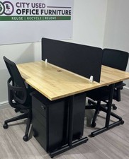 Solid oak desk for sale  HULL