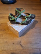 Deerberg spangenschuhe braun gebraucht kaufen  Gießen
