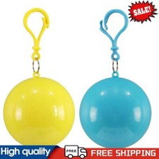 Capa de chuva portátil impermeável plástico descartável bola para adultos crianças  comprar usado  Enviando para Brazil