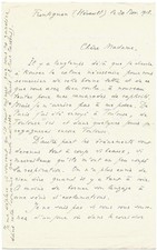 Jacques rivière lettre d'occasion  Versailles