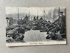 Cartolina militare nave usato  Saronno