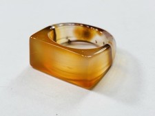 Carved carnelian ring for sale  WELLINGTON