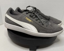 Tênis esportivo feminino PUMA Vikky cinza camurça branca tamanho 8 370204-04 comprar usado  Enviando para Brazil