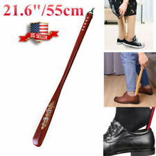 Extra longo Shoe Horn Tool Wood Handle 21.5 "Shoehorn para ajuda diária Stick Botas comprar usado  Enviando para Brazil
