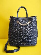 Mochila Kate Spade New York acolchoada couro corrente Bloom bolsa de mão em preto comprar usado  Enviando para Brazil