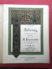 Balakirev islamey partition d'occasion  Roye