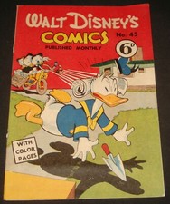 WALT DISNEY'S COMIC #45 DONALD DUCK 1950 Era de Ouro comprar usado  Enviando para Brazil