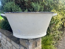 Vintage enamel tin for sale  BLYTH