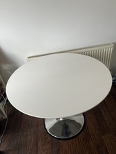 Gloss white round for sale  HOLMFIRTH