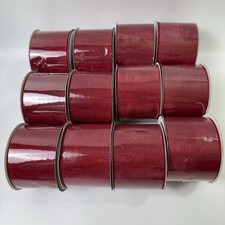 Red sheer organza for sale  Milwaukee